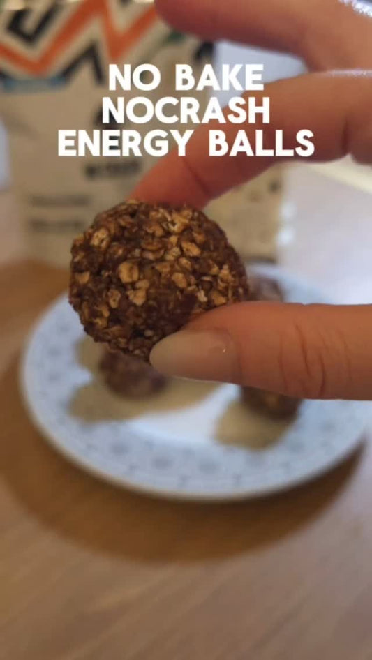 No Bake No Crash Energy Balls Recipe | Healthy, Caffeine-Free Snack