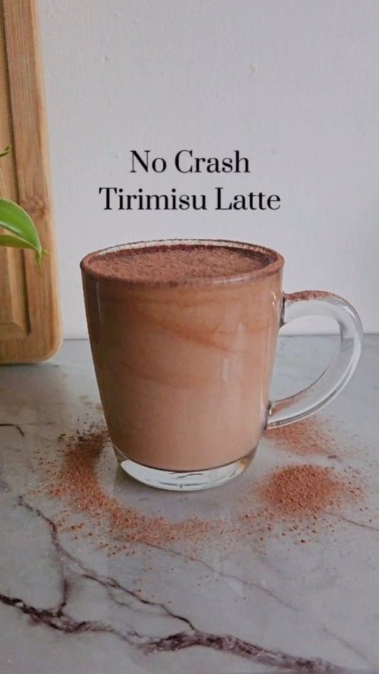 Low-Cal No Crash Tiramisu Latte Recipe | Healthy Functional Mushroom Drink