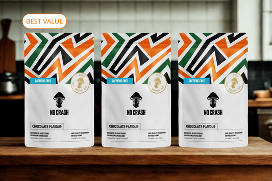 Functional Mushroom Cocoa Drink (Chocolate Flavour) x 3 - Caffeine Free