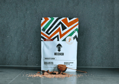 NO CRASH functional mushroom chocolate drink - Lion's Mane and Cordyceps blend