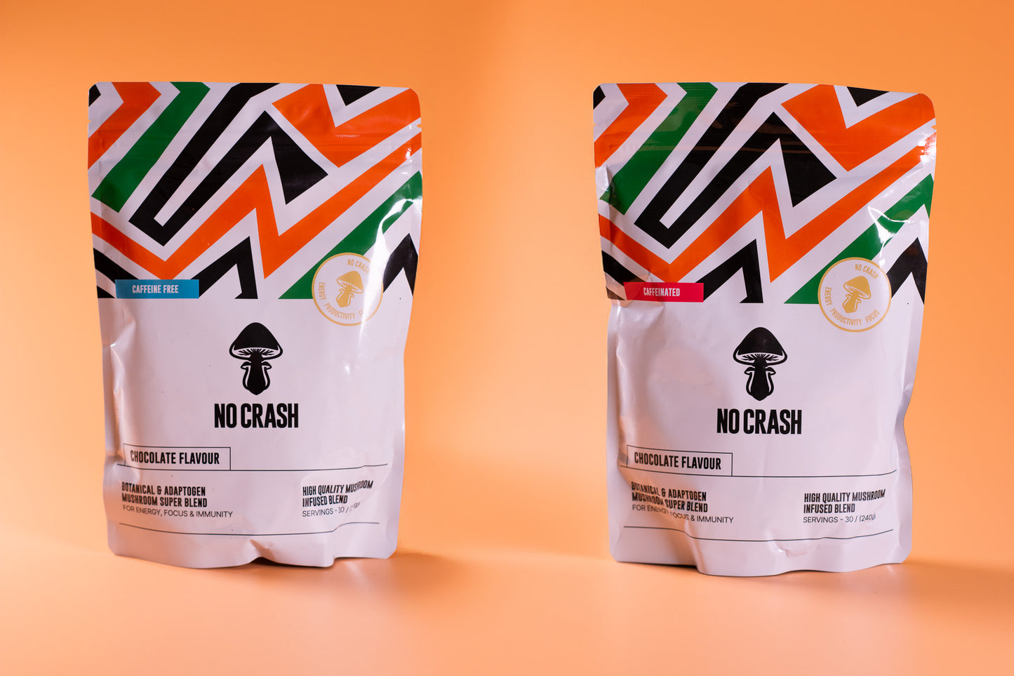 Functional Mushroom Cocoa Drink (Chocolate Flavour) - Mix Bundle